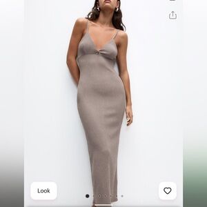 Pull and bear midi dress sz XS